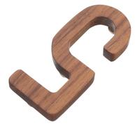ifundom Números de Dirección de Madera, Número de Buzón, 3d Sólido, Gran Tamaño, para Decoración de Puerta Exterior, se Puede Pintar o Teñir