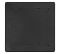 ifundom Panel de Acceso Autoadhesivo Placa Decorativa de Abs Negra para Cubrir Orificios y Mantenimiento para Tuberías en Techo y Pared