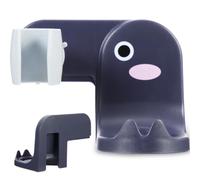 ifundom Soporte para Cabezal de Ducha de Baño sin Taladro Base Adhesiva de Abs, Instalación Fácil y Segura para Cabezal y Botella de Champú en Baño Azulejos