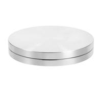 ifundom Torno de Cerámica de Aleación Plata Rueda Giratoria Manual para Esculpir y Recortar Arcilla, Herramienta Versátil para Hobbyistas y Estudios Profesionales