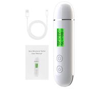 iFutniew Medidor de prueba de edad de piel para piel, agua, mejillas, piel elástica, analizador de humedad y aceite, detector de agentes fluorescentes, fácil de instalar, fácil de usar