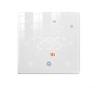 igbee Termostato para caldera de gas, controlador programable con control remoto de aplicación, control de voz compatible con Alexa, horario de +2/6+/7 días, digital (blanco)