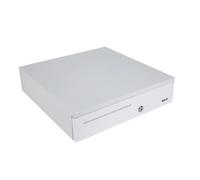 Iggual Cajón portamonedas IRON-30PW 42 cm 5+5 billetes/monedas Cerradura 3 posiciones Blanco Puro