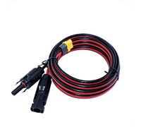 iHaospace Cable de carga solar de 4 mm2 a XT60, 3,6 m, 12 AWG para Ecoflow Delta Pro River Mini Bluetti EB55 Powerstation Solar Generator con panel solar