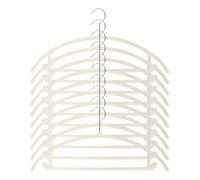 Ihdjasg Perchas para Ropa | 10 Unidades Perchas de Terciopelo Extra Resistente con Rotación 360 Grados | Ganchos para Colgar en Puerta de Armario para Traje Abrigo Pantalón Suéter Camisa | Organizador