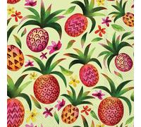 IHR Ideal Home Range Servilletas de cóctel desechables de 3 capas de papel para fiesta, 5 x 5 pulgadas, paraíso de piña, 20 unidades