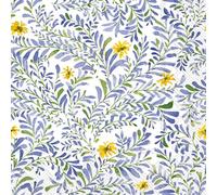 IHR Ideal Home Range Servilletas de cóctel desechables de 3 capas, paquete de servilletas de papel para fiesta, 5 x 5 pulgadas, ramas encantadoras (azul), 20 unidades