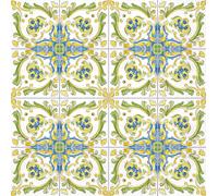 IHR Ideal Home Range Servilletas de fiesta desechables de 3 capas de papel para almuerzo, 6.5 x 6.5 pulgadas, azulejos Lenger, 20 unidades