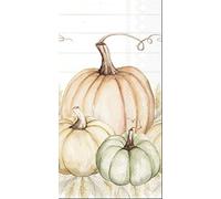 IHR Ideal Home Range - Servilletas de papel, diseño de calabaza, 16 piezas, toalla de invitados de 3 capas, 33 cm x 42 cm / 13 in x 16.5 in / 13 in