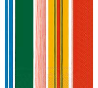 IHR Ideal Home Range - Servilletas de papel Marimekko PARAATI amarillo rojo 20 unidades servilletas de cóctel de 3 capas 5 x 5 pulgadas