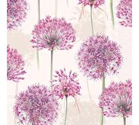 IHR Ideal Home Range Servilletas desechables de papel de 3 capas para fiesta, 16,5 x 16,5 cm, Allium (crema), 20 unidades