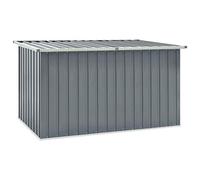 Iiaky Caja de Almacenamiento de jardín Gris 171x99x93 cm Mesa Auxiliar Exterior arcones para Jardin Exterior Banco Jardin Exterior almacenaje Banco almacenaje Exterior