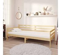 Iiaky Sofá Cama de Madera Estructura Cama sofá Cama somier Divan Maciza de Pino 90x200 cm - 806935