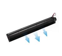 IINCOOY Ventilador de Tambor de Flujo Cruzado Negro | Carcasa de acero al carbono, motor silencioso, impulsor agrandado, adecuado for diversas ocasiones.(50420,24V)