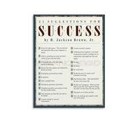 IINKUEYK Keys to Success Motivational Quotes Metal Sign Inspirational Wall-Art for Home Office Decor Gift 8 X 12 in