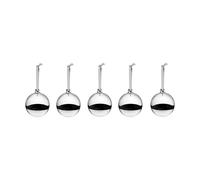 Iittala Esferas de cristal Iittala Ø8 cm. 5-pack Plateado