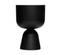 Iittala Maceta Nappula Negro mate. 19 x 12.5 cm