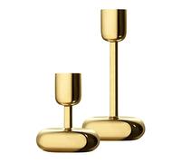 Iittala Nappula 1063110 - Portavelas (latón, 2 Unidades, 8,9 x 18,3 cm)