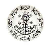 Iittala Plato hondo Taika Ø20 cm negro con dibujos