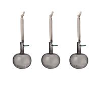 Iittala Set de 3 manzanas de vidrio Iittala Ø6 cm Gris
