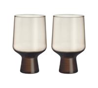 Iittala Vaso con pie Solare 40 cl. 2-pack Lino