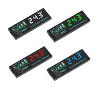 IJSDNVJNDX Indicador LED HD para Voltímetro de CC de 7-55 V, Comprobador de Voltaje, Voltímetro 3S-12S para Batería de Ácido/Pantalla de Potencia de Iones de Litio