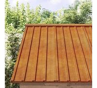 IKAYAA 36x Paneles para Tejado 100 x 44 cm, Chapa Tejado, Techo para Garaje Caseta Placa Cobertizos corten Oxidado