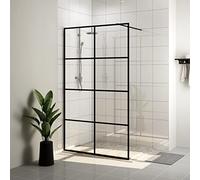 IKAYAA Mampara Ducha Fija 100 x 195 cm -Panel Pantalla Fijo Ducha de Vidrio ESG - Mamparas de Ducha Fija con Cristal Templado 5 mm - Mampara Fija Transparente #2