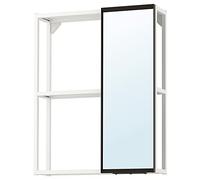 Ikea ENHET - Armario de espejo (60 x 17 x 75 cm), color blanco