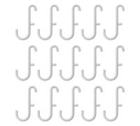 Ikea SKADIS - Ganchos (15 unidades, para tabla de clavijas SKADIS), color blanco, 6 x 2,5 cm, 15 unidades