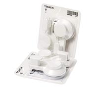 Ikea TISKEN - Bath Hook with Suction Cup (4 Units), White