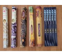 IKEOLA - Inciensos Colección 1 - Sac Mirra-Palo Santo y ruda Mirra; Hem Lavanda y Jazmin; Padmini Spiritual Guide