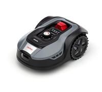 IKRA Robot cortacésped iROM 600 para céspedes de hasta 600 m², WiFi o Bluetooth, Control por App, multizona, In stación de Carga & Sensor de Lluvia, 6 Cuchillas de Repuesto