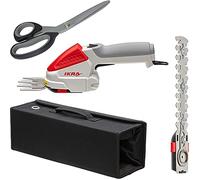 IKRA tijeras cortahierba y corta arbustos por batería "2 en 1" IGBS 1054 LI 7,2 V, in atería recargable, cargador, tijeras universal y bolsa