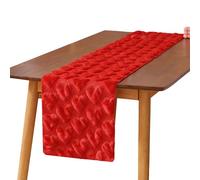 Il Runner da tavolo per San - Centro de mesa San con motivo de corazón | Servilleta romántica para mesa | Para , aniversarios, bodas, banquetes temáticos, comedores y parejas