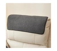 ILiemao Funda para Reposa Cabezas Reposabrazos Cubre Sofa Sillón Reclinable 1 Plaza Orejero Brazos Protector de Sofás 4 2 3 Plazas Individuales Navidad Antideslizante(Negro Gris,Headrest 1pc)
