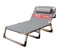 ILmira Sillas de Playa, Cama Plegable Temporal, Cama Individual, sillón reclinable para Oficina, Cama para Siesta, Silla para Siesta, Cama de Campamento de acompañante Simple-1 Auspicious Clouds