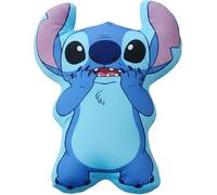 ILS I LOVE SHOPPING Cojín 3D de felpa para niños de poliéster con silueta de personaje (para STITCH)