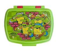 ILS I LOVE SHOPPING Fiambrera porta merienda caja sándwich box para niños (Tortugas Ninja Turtles)