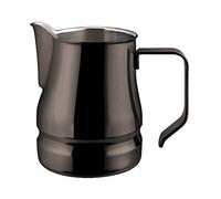 ILSA Leche Evolution para capuchino y leche Art, acero inoxidable 18/10, negro, tazas 3, capacidad 35 cl