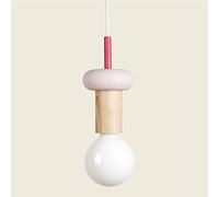 Iluminación colgante de madera moderna Lámpara colgante industrial mini lámpara colgante de madera para isla de cocina, comedor, granero, bar, pasillo Mini lámparas colgantes Star of Light