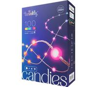 Iluminación LED para árbol de Navidad Twinkly Candies, modelo TWKP100RGB-T, 6 metros