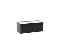 Fabrilamp Aplique de pared Abrila Masala – E27 ABS/Policarbonato IP65 Negro