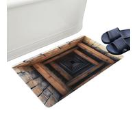 Ilusión óptica 3D - 15,75 X 23,62 Pulgadas, antideslizante | Diseño de ilusión 3D con material cómodo y duradero, uso decorativo para entrada, cocina, sala
