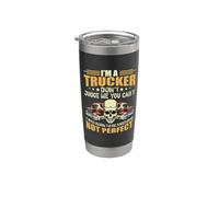 I'm A Trucker Don't Judge Me You Can't Funny Truck Driver Vaso térmico de acero inoxidable de doble pared