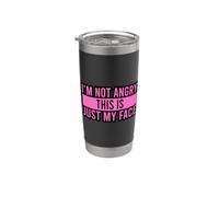 I'm Not Angry This Is Just My Face Vaso térmico de acero inoxidable de doble pared