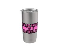 I'm Not Angry This Is Just My Face Vaso térmico de acero inoxidable de doble pared
