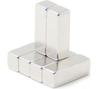 Imán de neodimio, forma rectangular, 30 x 10 x 10 mm, con estuche – 25 unidades