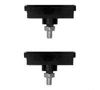 Imanes de interruptor de límite para abridor automático de puerta corredera, compuesto de fibra de vidrio de nailon, piezas de repuesto resistentes a la intemperie con soporte de montaje, negro (2