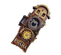 Imanes de nevera Reloj astronómico - Adhesivo magnético para nevera, recuerdo de viaje decorativo para cocina, hogar, apartamento, oficina, guardianes de memoria, fotografía, am